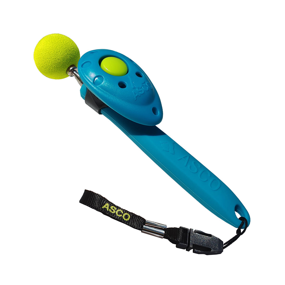 ASCO ClickStick - Bastone bersaglio con clicker premium staccabile - Bastone bersaglio per l'addestramento a click del cane e del gatto - Bastone bersaglio allungabile con clicker extra - Bastone bersaglio per l'addestramento a target