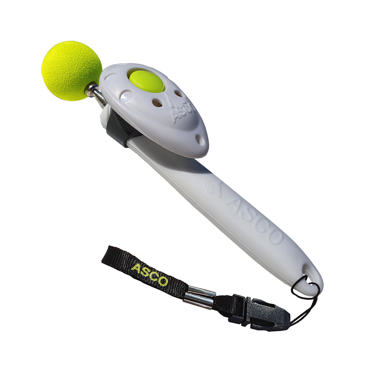 ASCO ClickStick - Bastone bersaglio con clicker premium staccabile - Bastone bersaglio per l'addestramento a click del cane e del gatto - Bastone bersaglio allungabile con clicker extra - Bastone bersaglio per l'addestramento a target