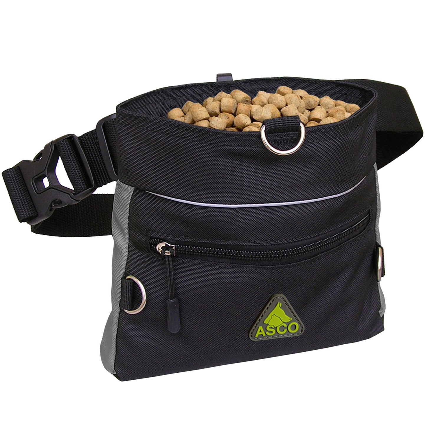 Sacchetto per alimenti ASCO con chiusura a scatto con una sola mano, sacchetto per croccantini 20x20 cm, sacchetto per croccantini QuickTouch
