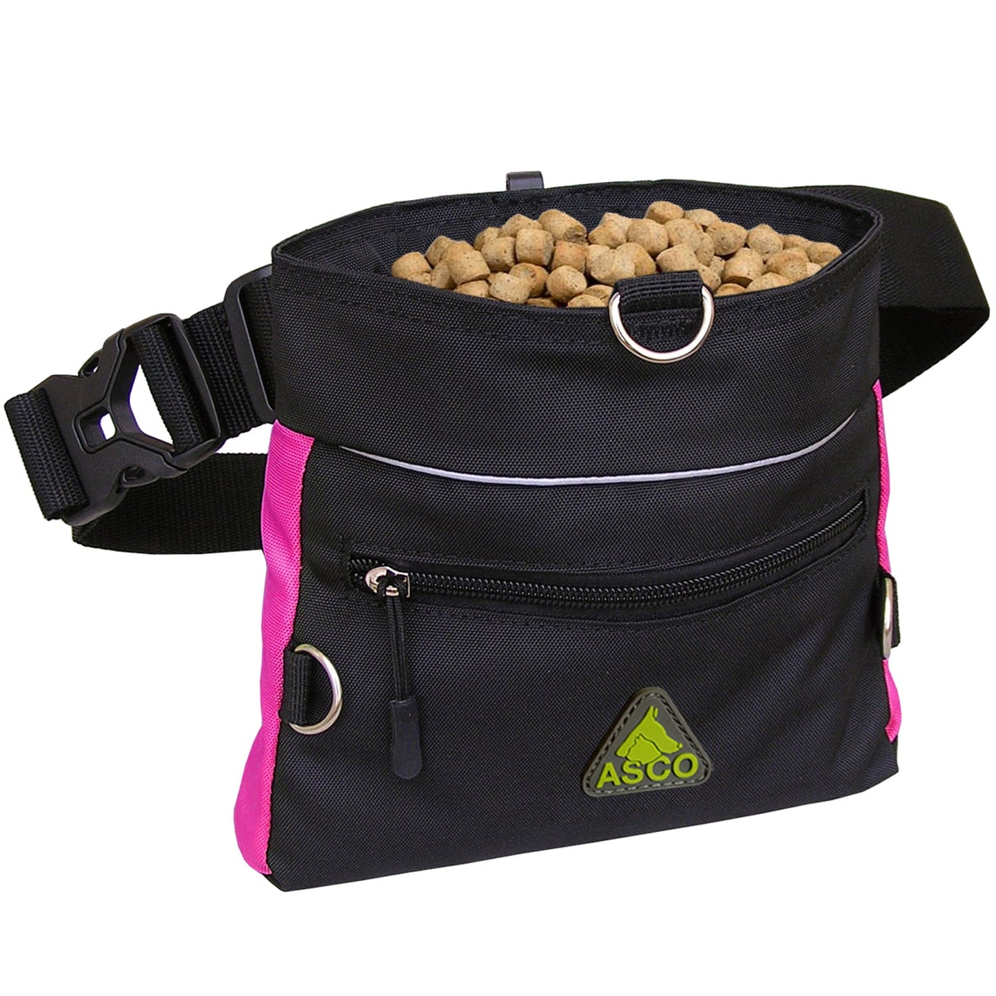 Sacchetto per alimenti ASCO con chiusura a scatto con una sola mano, sacchetto per croccantini 20x20 cm, sacchetto per croccantini QuickTouch