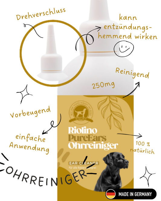 Riolino PureEars - Detergente delicato per orecchie sensibili