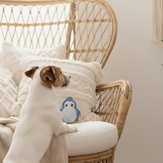 BUDDY. Giocattolo per cani in pelle "Piccolo Pinguino" 