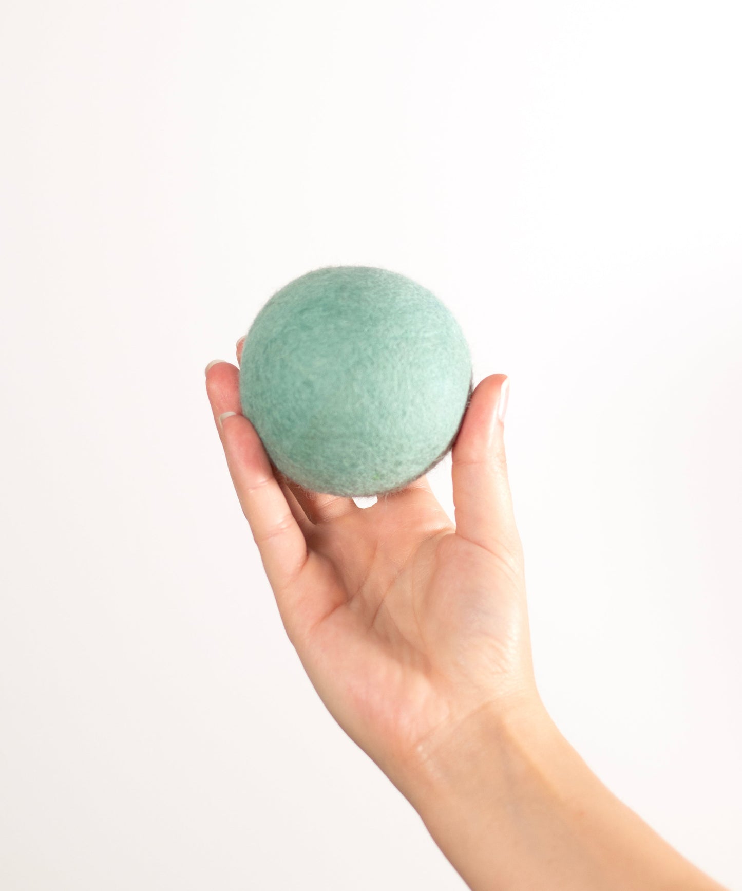 BUDDY. Giocattolo per cani in lana di pecora "Palla" - Menta 